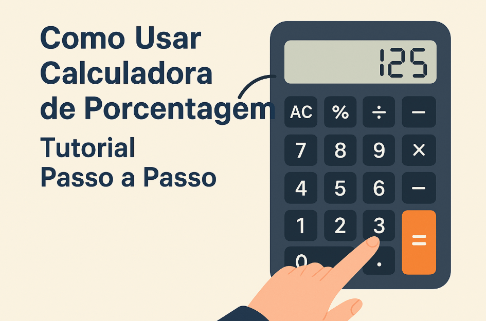 Como Usar Calculadora de Porcentagem - Tutorial Passo a Passo